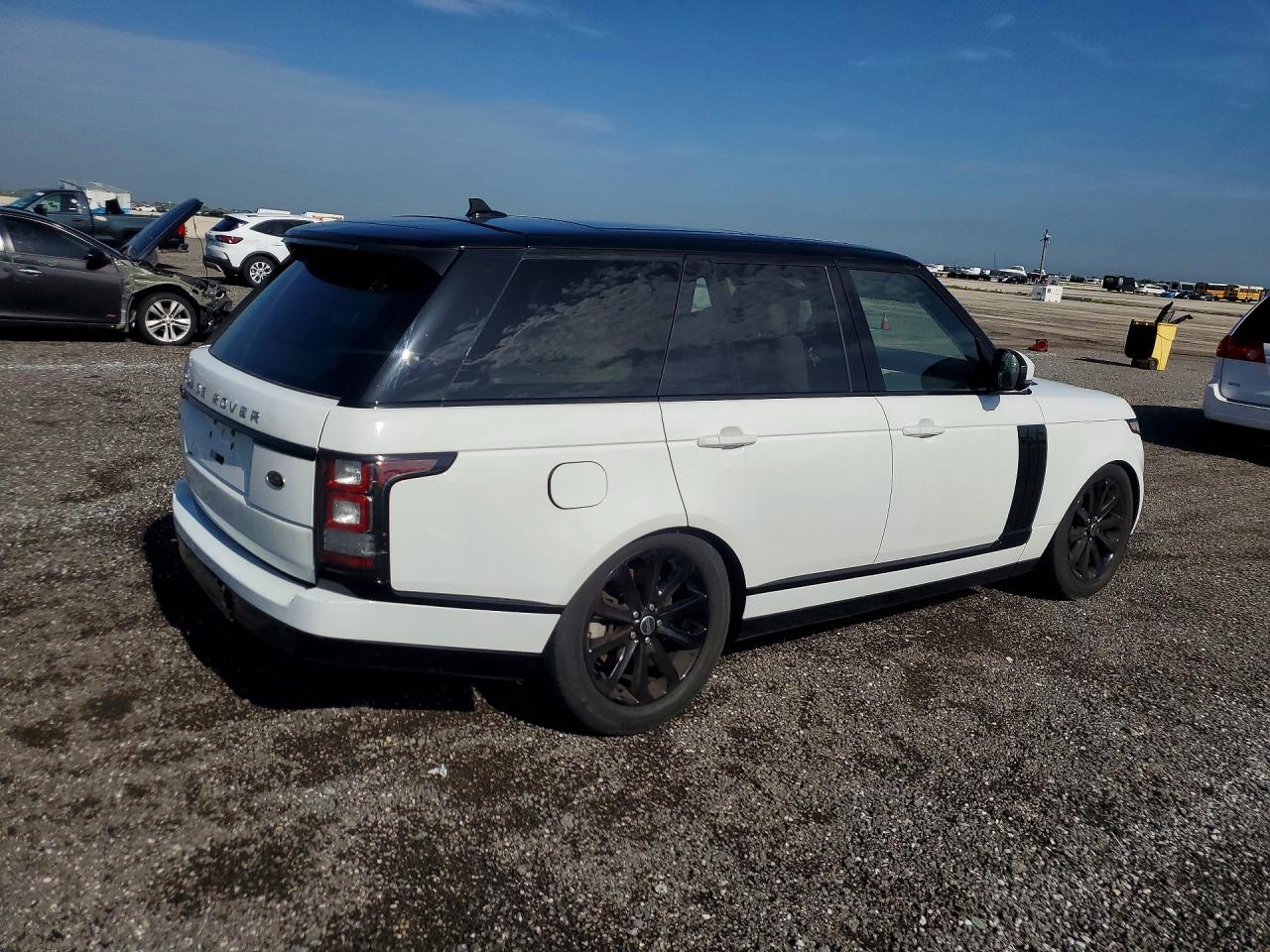 2015 Land Rover Range Rover Hse White vin: SALGS2VF0FA224298