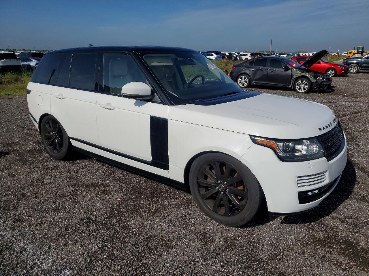2015 Land Rover Range Rover Hse White vin: SALGS2VF0FA224298