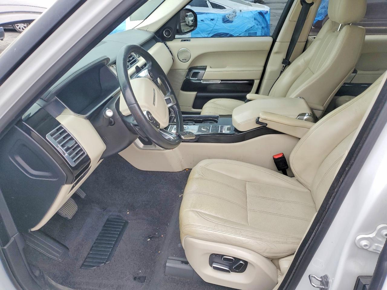 2015 Land Rover Range Rover Hse White vin: SALGS2VF0FA226228