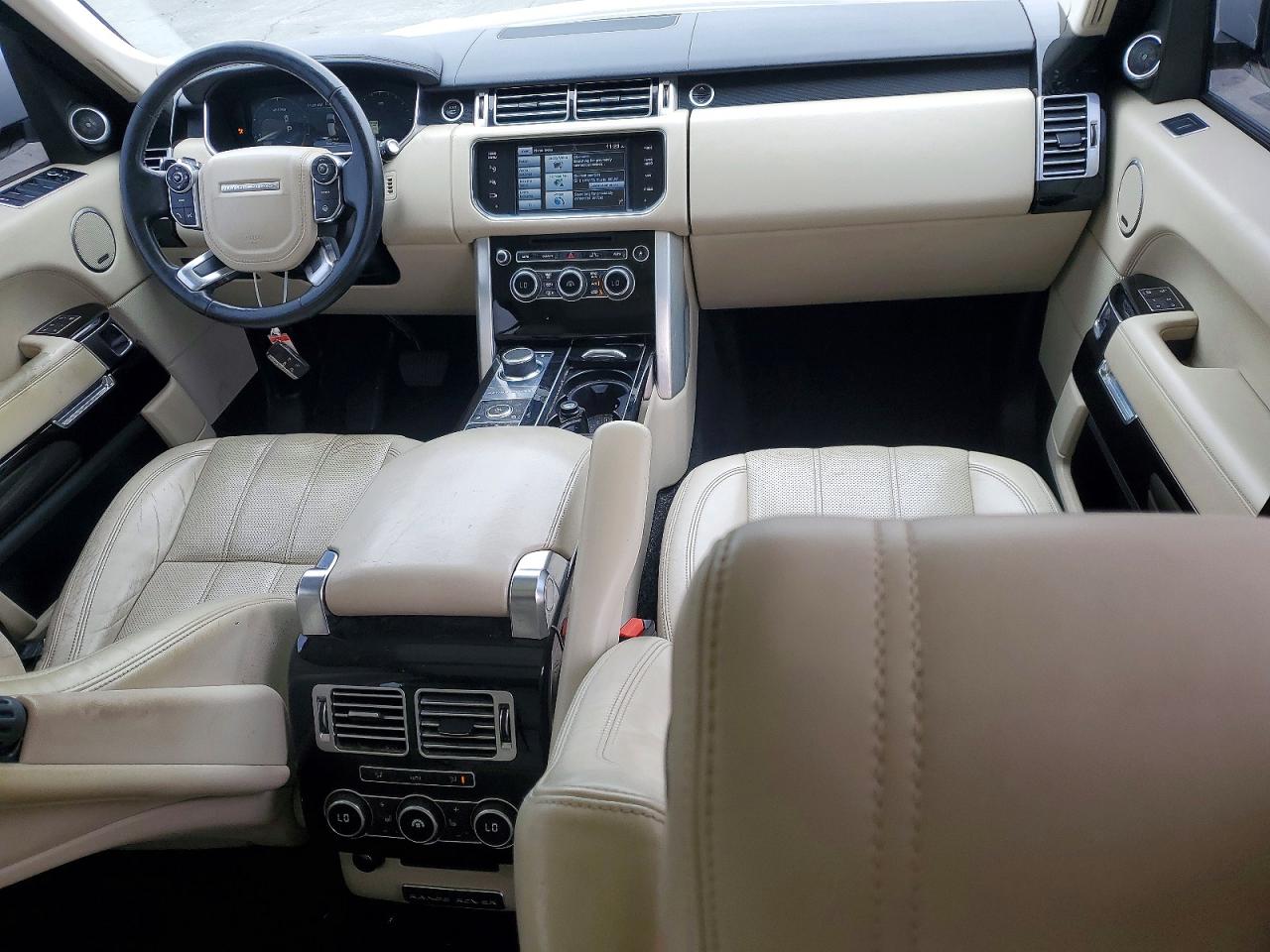 2015 Land Rover Range Rover Hse White vin: SALGS2VF0FA226228