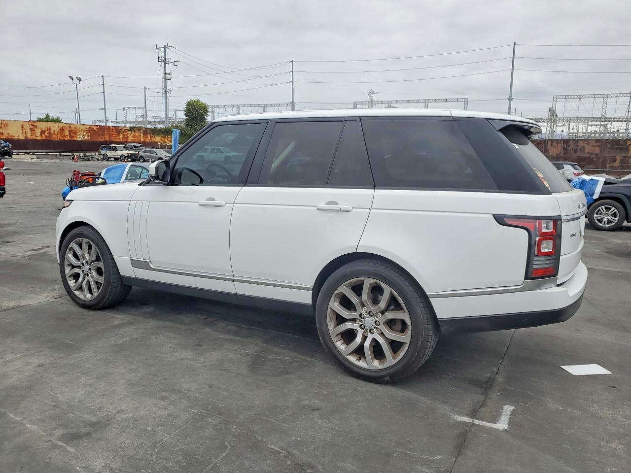 2015 Land Rover Range Rover Hse White vin: SALGS2VF0FA226228