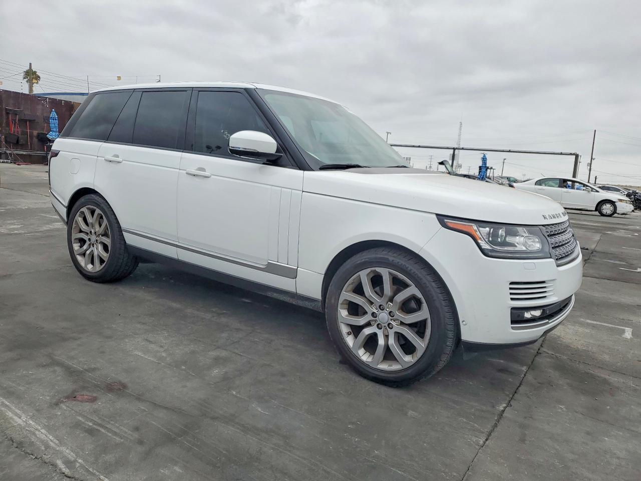 2015 Land Rover Range Rover Hse White vin: SALGS2VF0FA226228