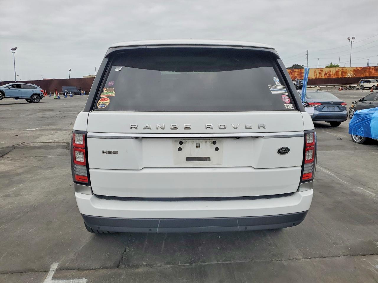 2015 Land Rover Range Rover Hse White vin: SALGS2VF0FA226228