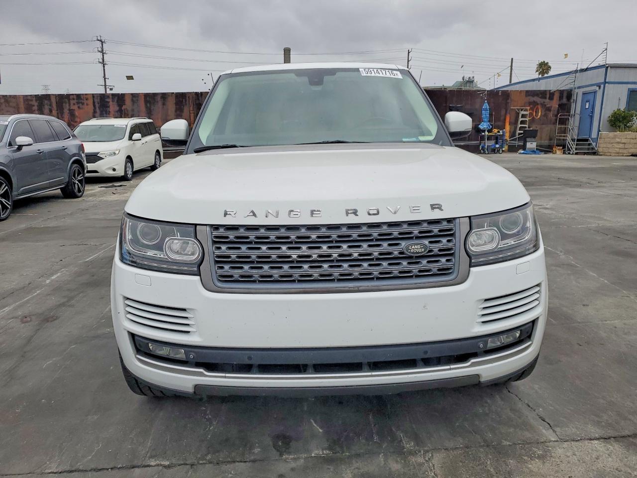 2015 Land Rover Range Rover Hse White vin: SALGS2VF0FA226228