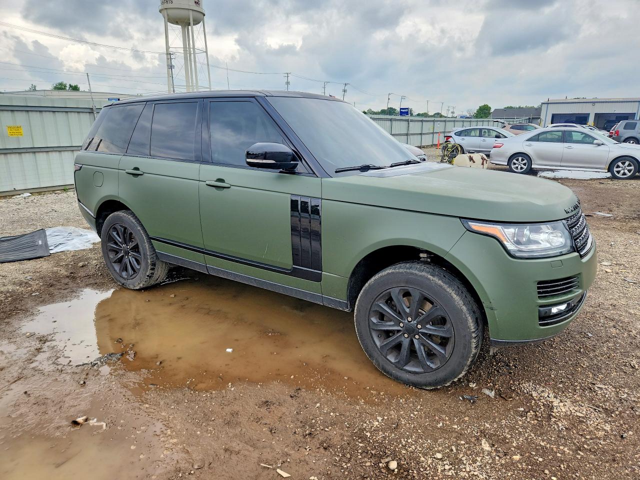 2015 Land Rover Range Rover Hse Green vin: SALGS2VF1FA207963