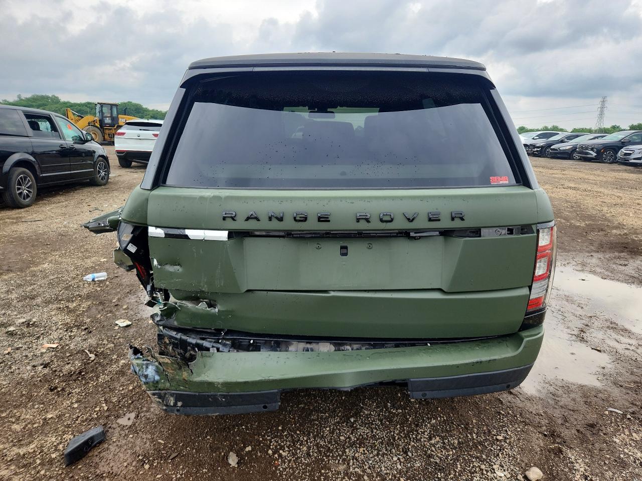 2015 Land Rover Range Rover Hse Green vin: SALGS2VF1FA207963