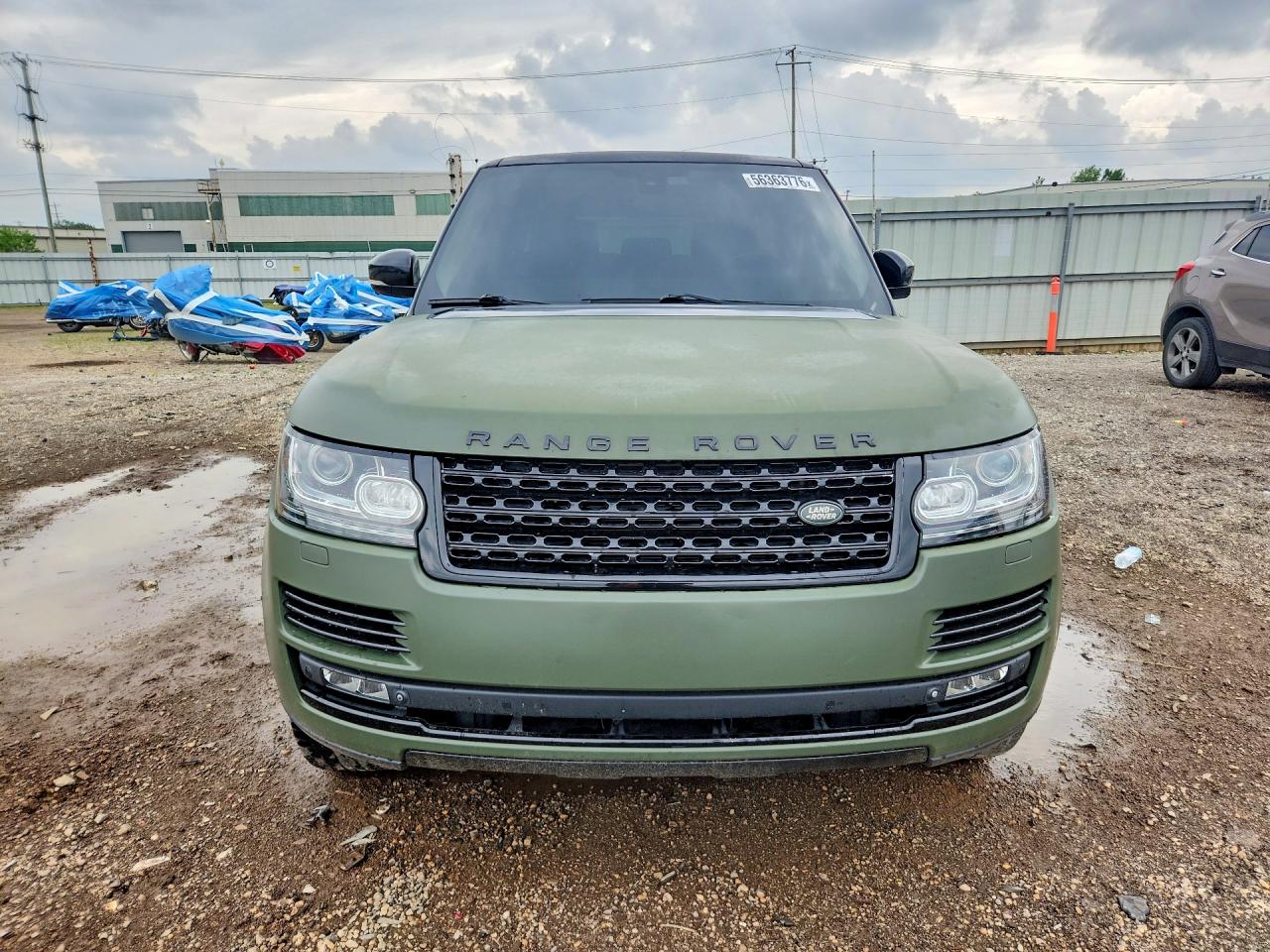 2015 Land Rover Range Rover Hse Green vin: SALGS2VF1FA207963