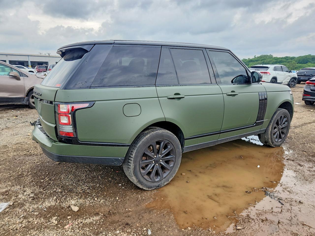 2015 Land Rover Range Rover Hse Green vin: SALGS2VF1FA207963
