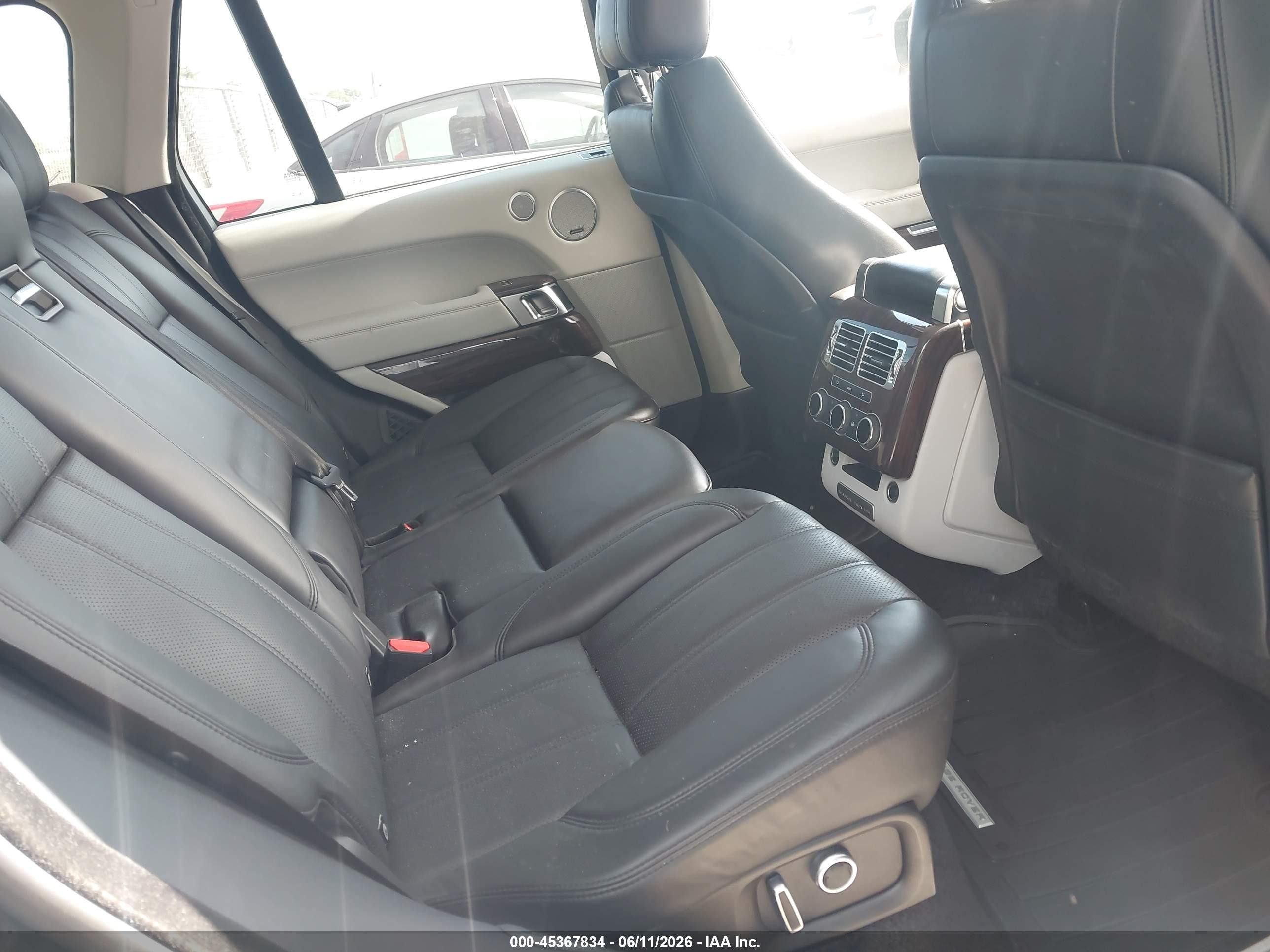 2016 Land Rover Range Rover 3.0l V6 Supercharged Hse Black vin: SALGS2VF1GA264259