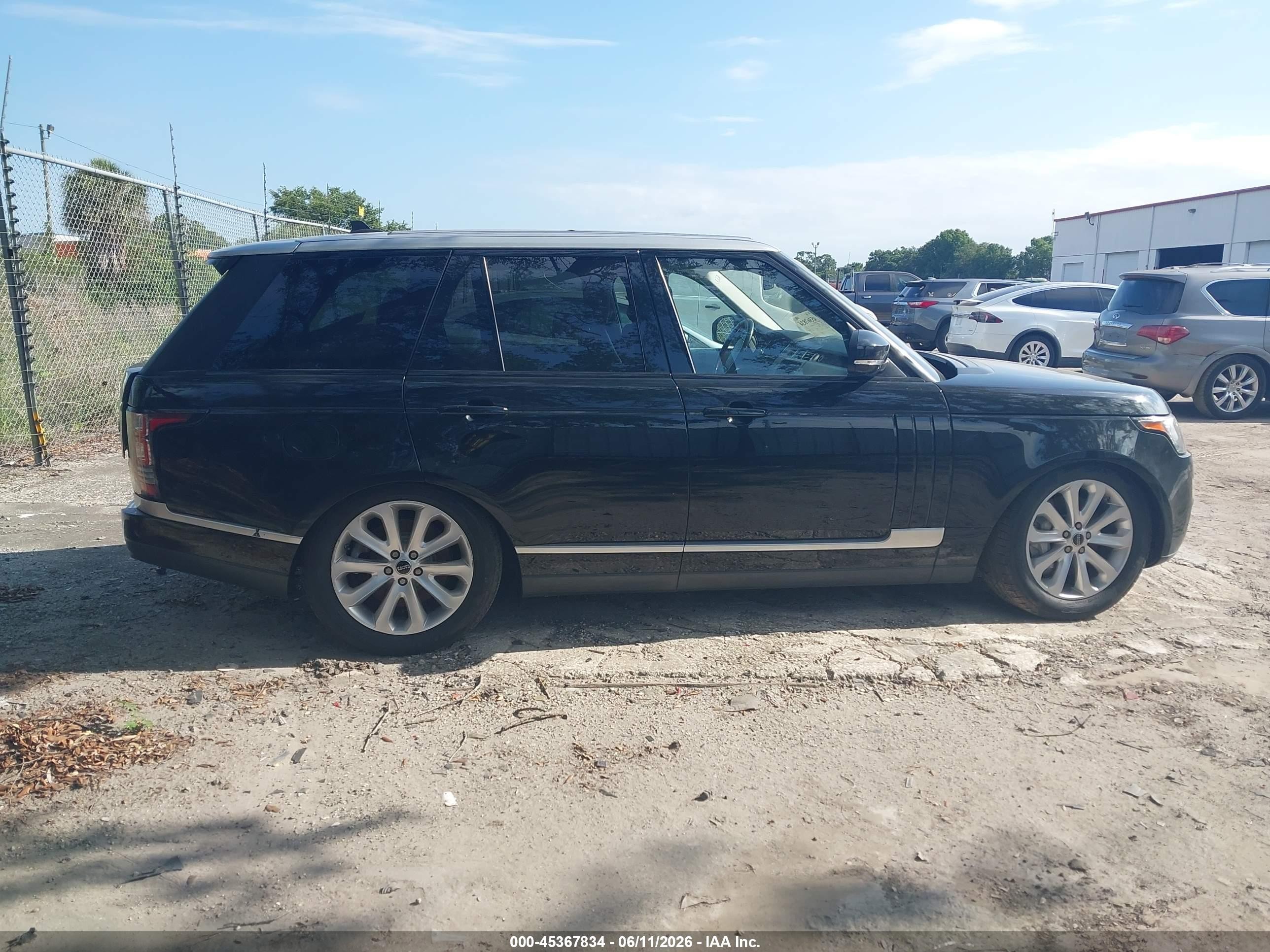 2016 Land Rover Range Rover 3.0l V6 Supercharged Hse Black vin: SALGS2VF1GA264259