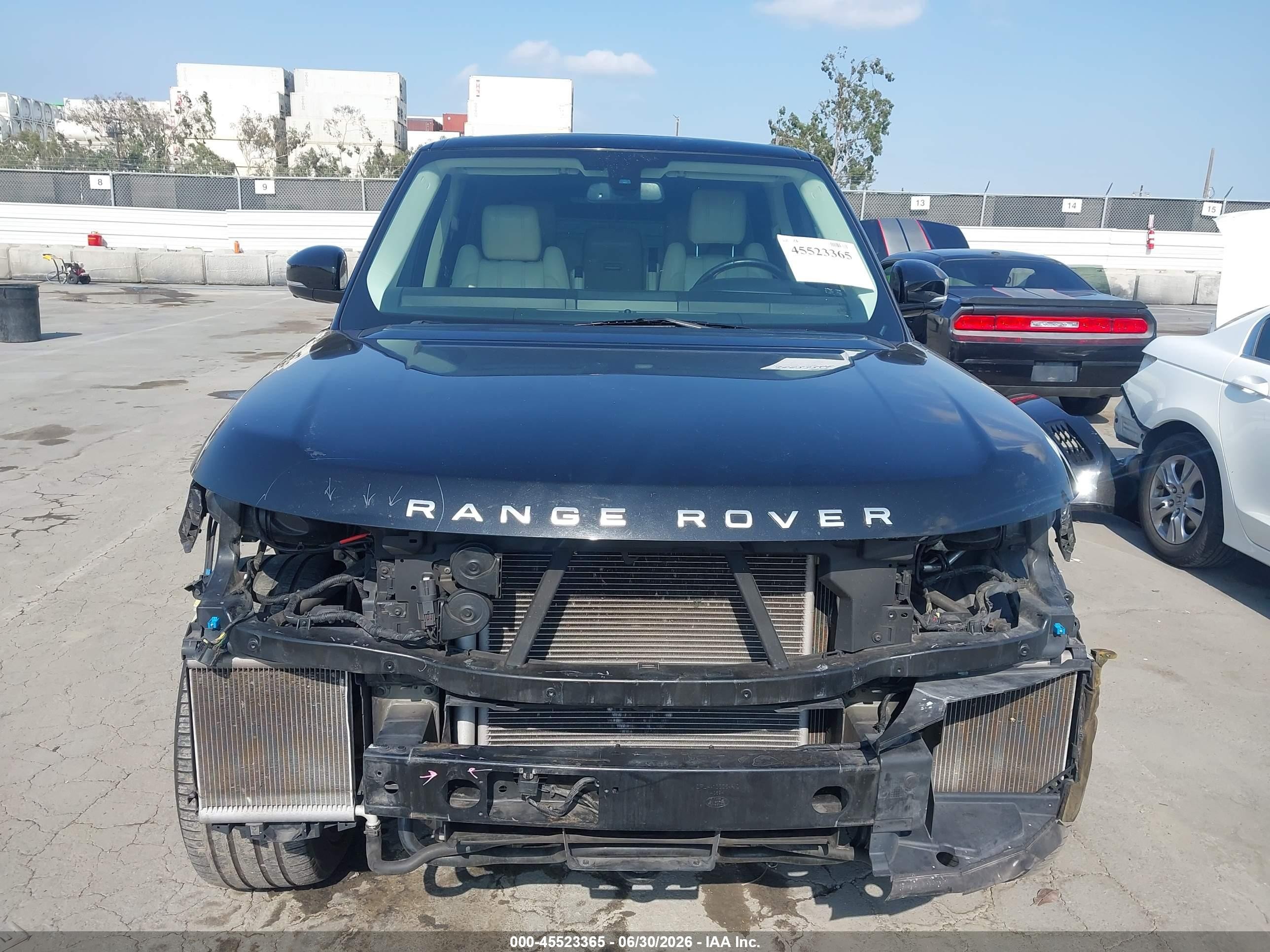 2014 Land Rover Range Rover 3.0l V6 Supercharged Hse Black vin: SALGS2VF2EA127876