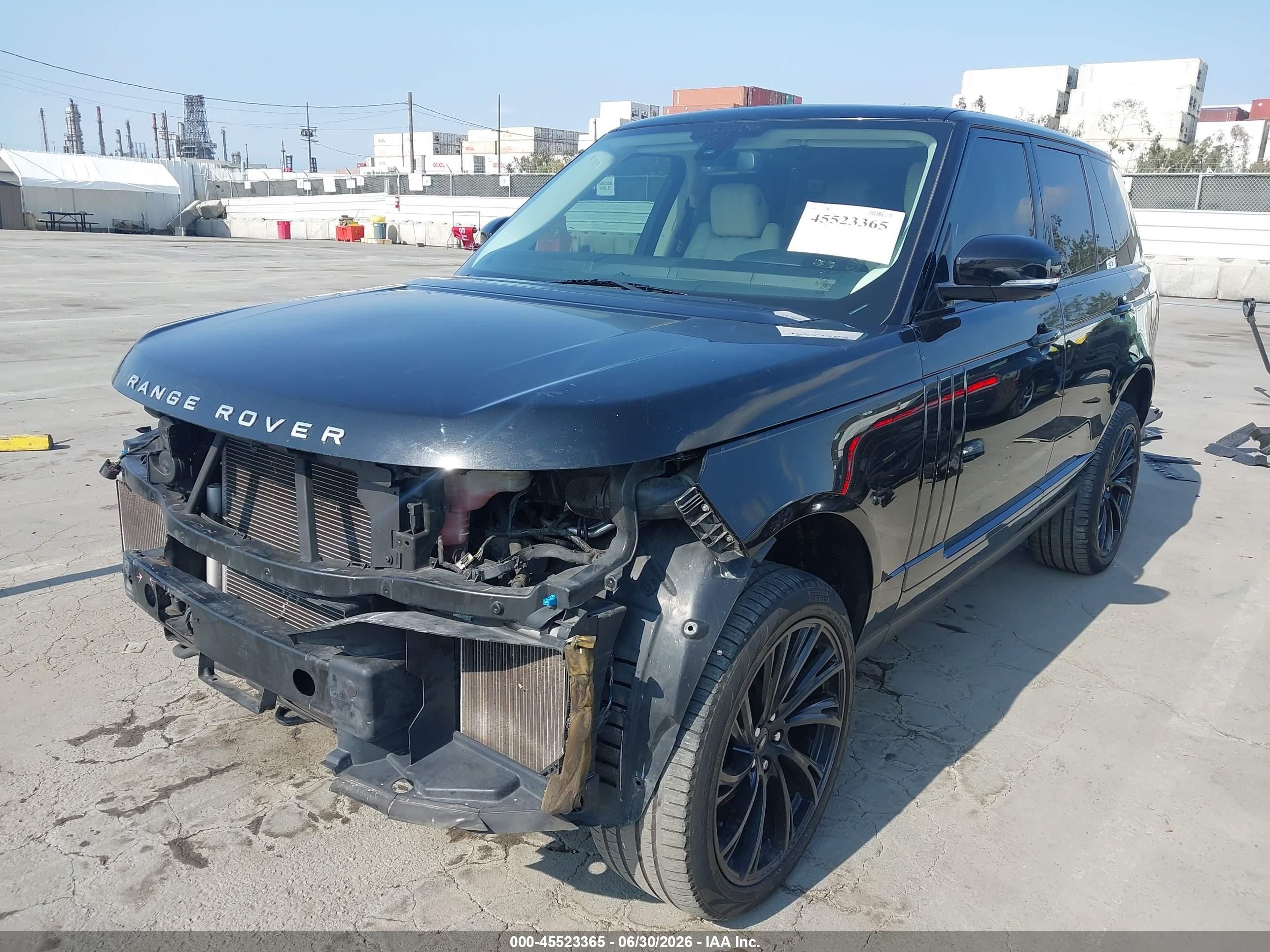 2014 Land Rover Range Rover 3.0l V6 Supercharged Hse Black vin: SALGS2VF2EA127876