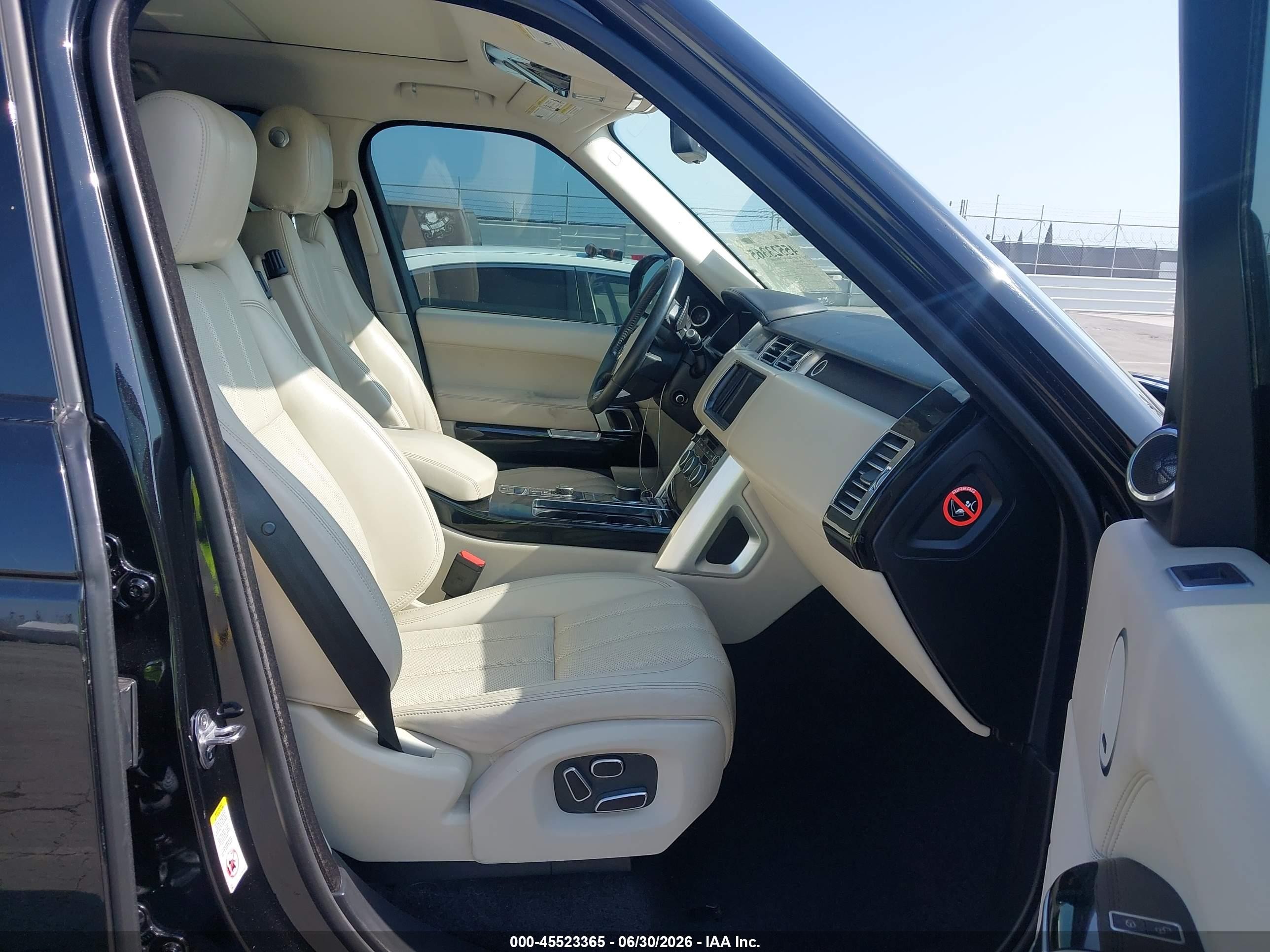 2014 Land Rover Range Rover 3.0l V6 Supercharged Hse Black vin: SALGS2VF2EA127876