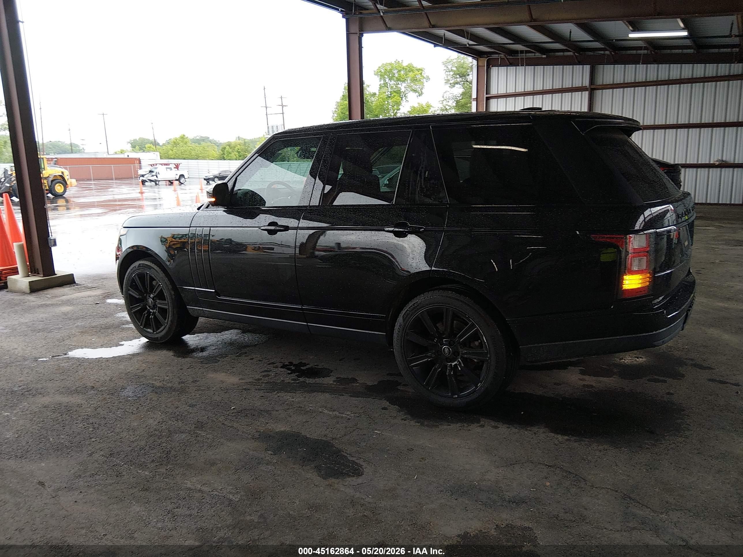 2015 Land Rover Range Rover 3.0l V6 Supercharged Hse Black vin: SALGS2VF2FA204005