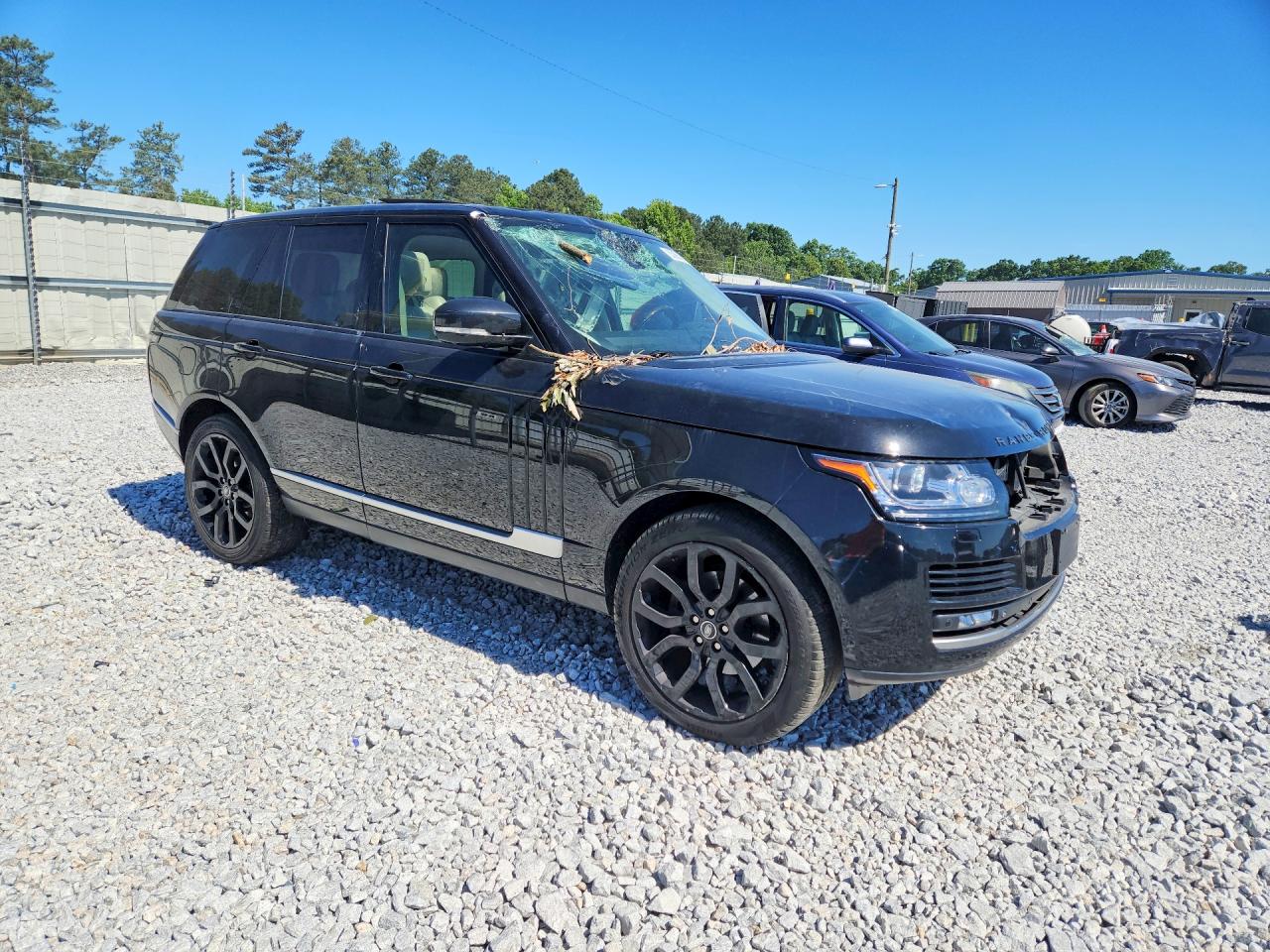 2014 Land Rover Range Rover Hse Black vin: SALGS2VF3EA128860
