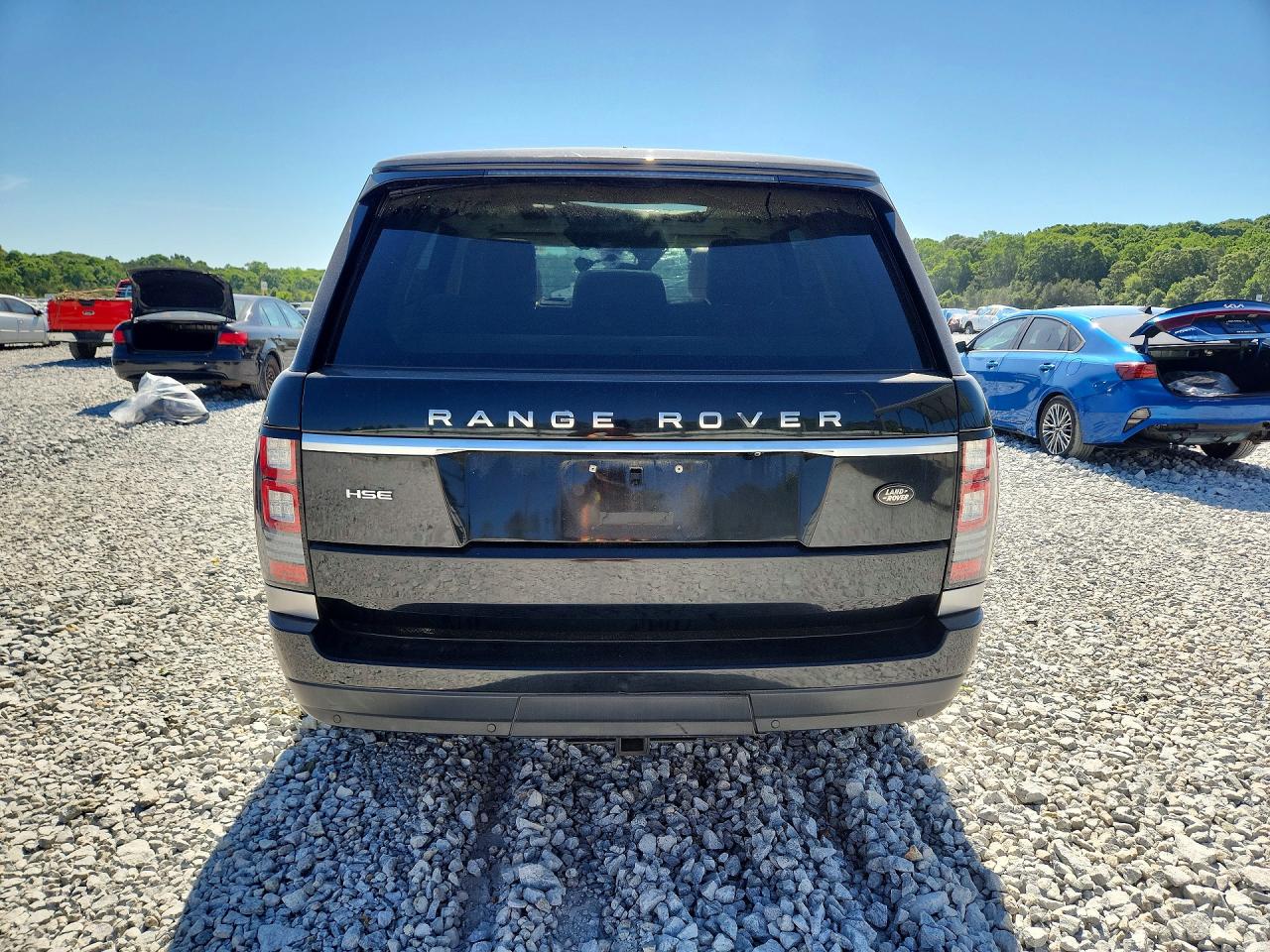 2014 Land Rover Range Rover Hse Black vin: SALGS2VF3EA128860
