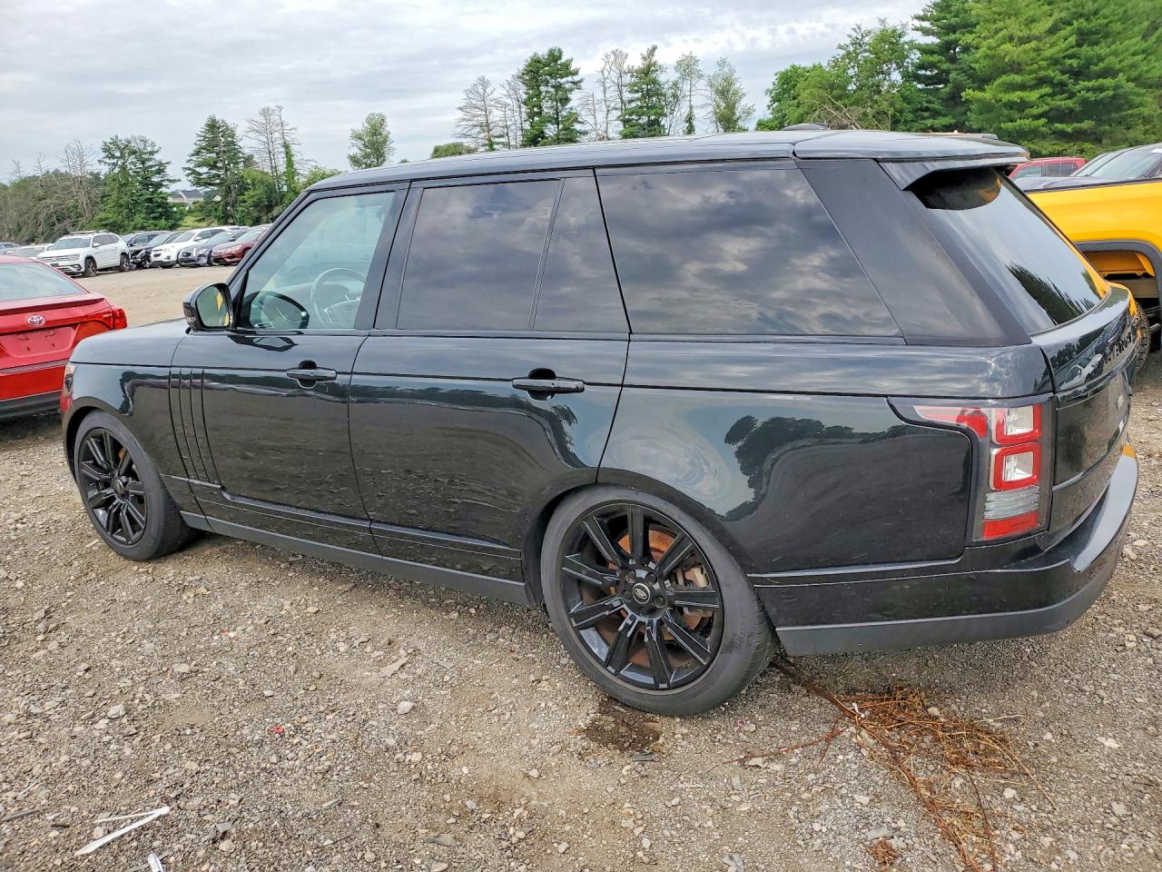 2015 Land Rover Range Rover Hse Black vin: SALGS2VF4FA215409