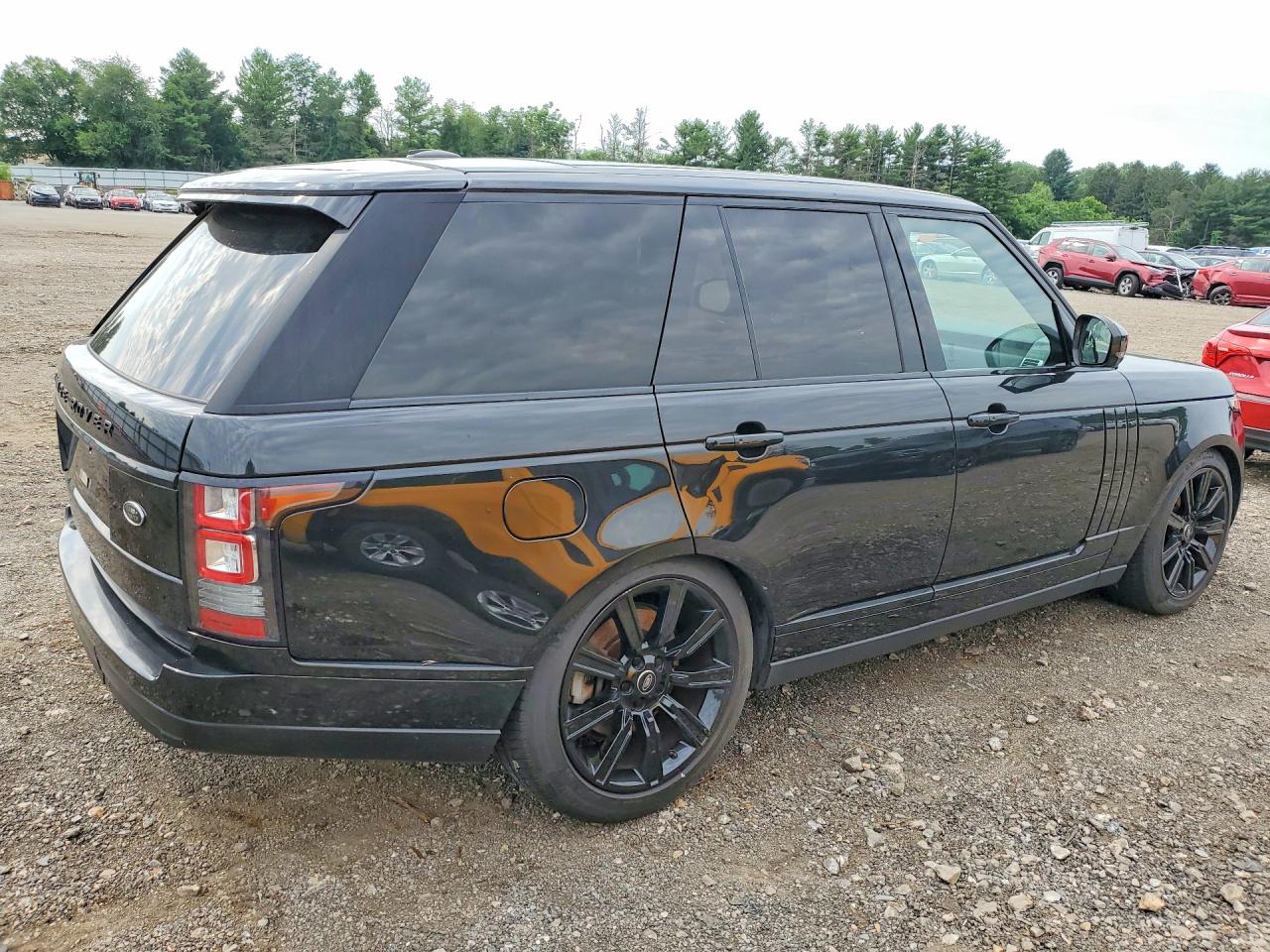 2015 Land Rover Range Rover Hse Black vin: SALGS2VF4FA215409