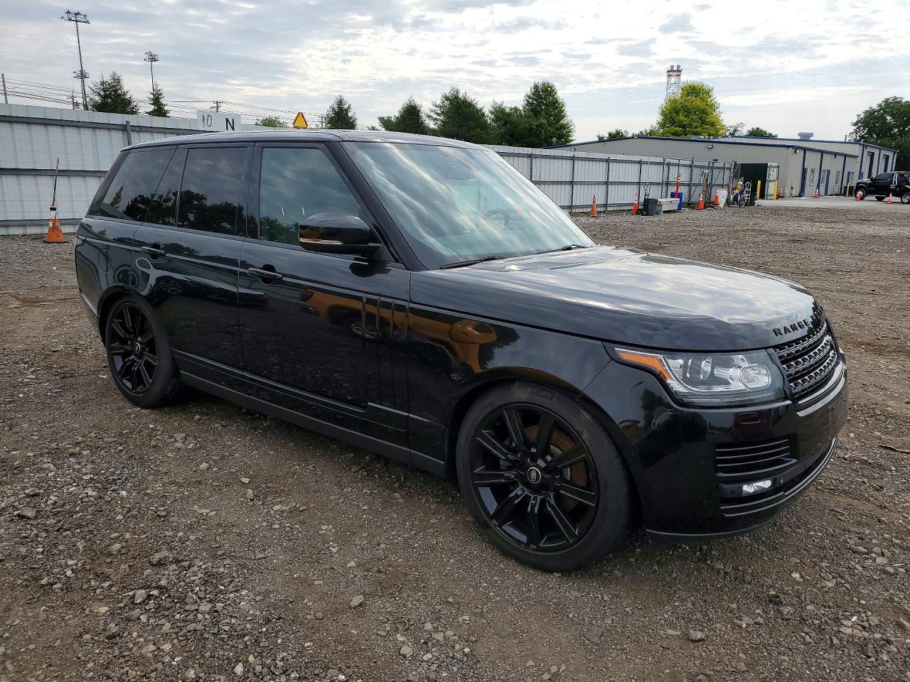 2015 Land Rover Range Rover Hse Black vin: SALGS2VF4FA215409