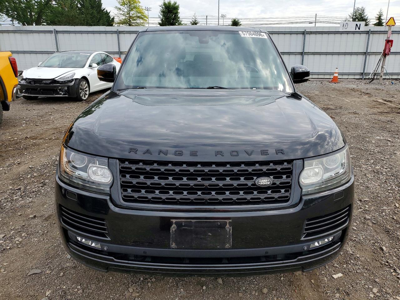 2015 Land Rover Range Rover Hse Black vin: SALGS2VF4FA215409