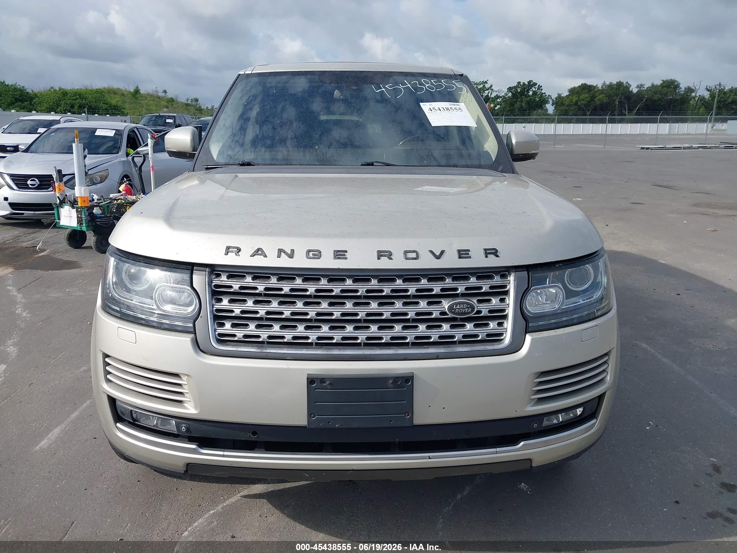 2014 Land Rover Range Rover 3.0l V6 Supercharged Hse Silver vin: SALGS2VF5EA131338