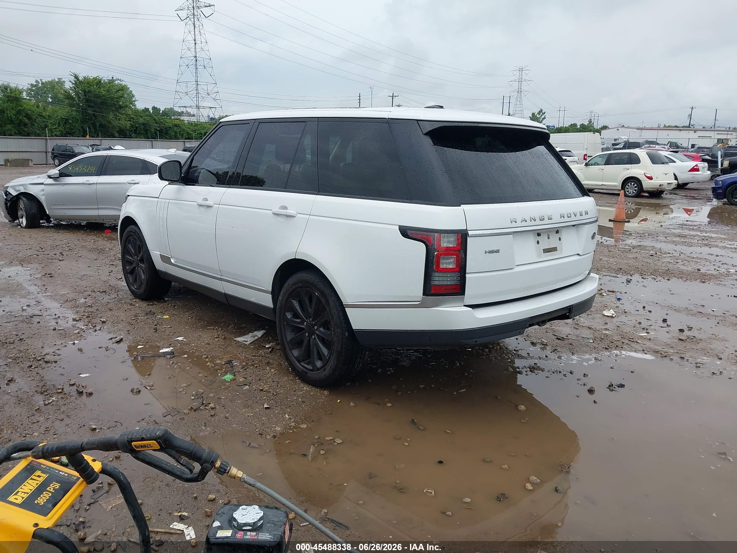 2015 Land Rover Range Rover 3.0l V6 Supercharged Hse White vin: SALGS2VF5FA212552