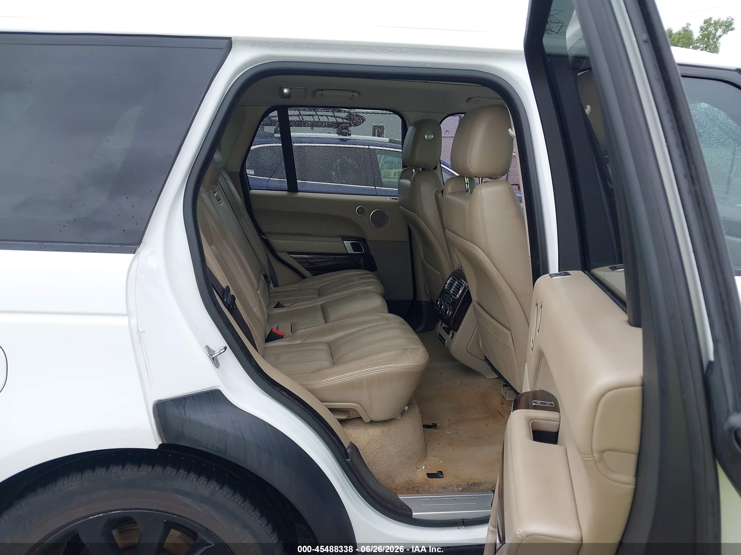 2015 Land Rover Range Rover 3.0l V6 Supercharged Hse White vin: SALGS2VF5FA212552
