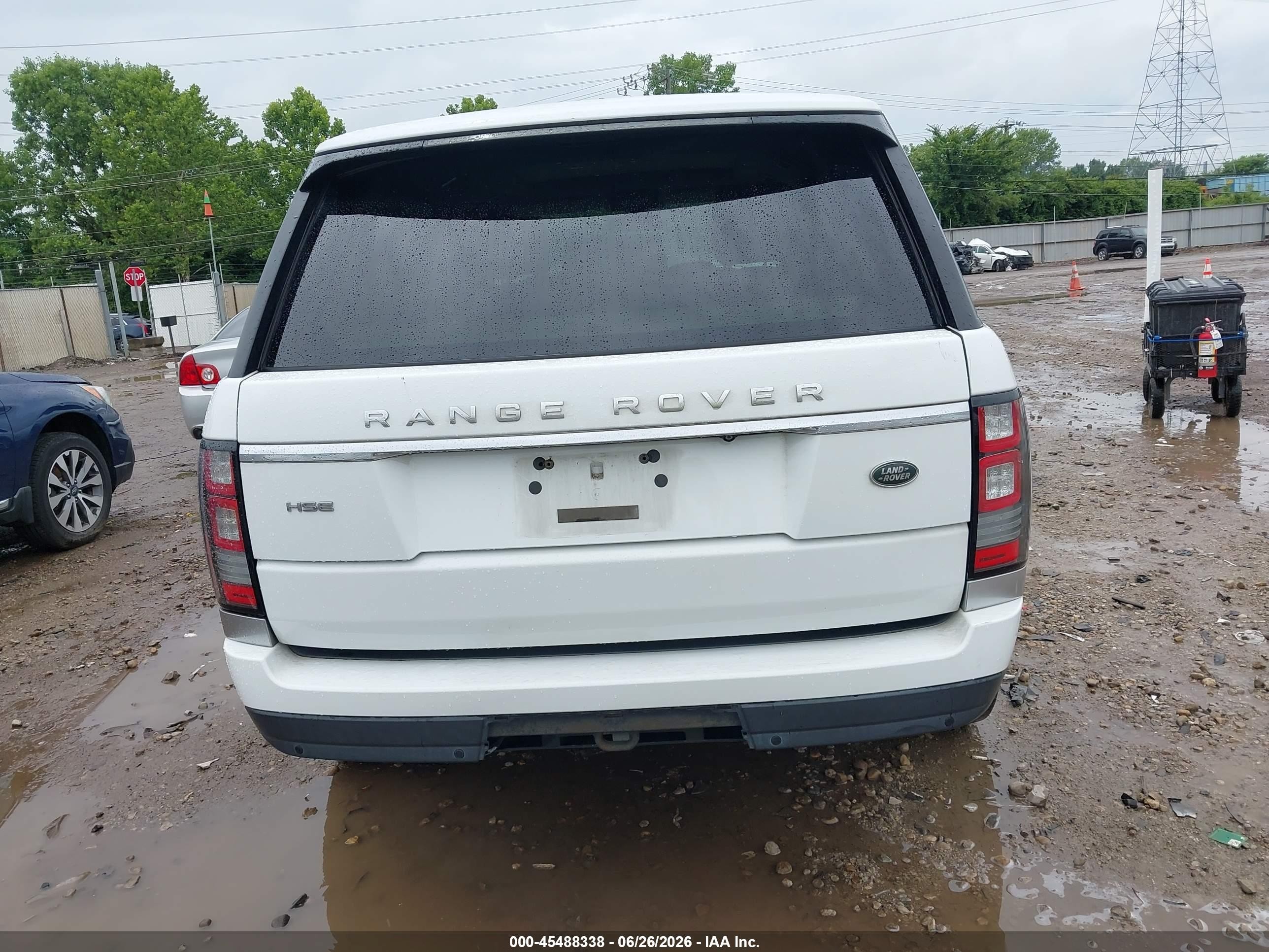 2015 Land Rover Range Rover 3.0l V6 Supercharged Hse White vin: SALGS2VF5FA212552