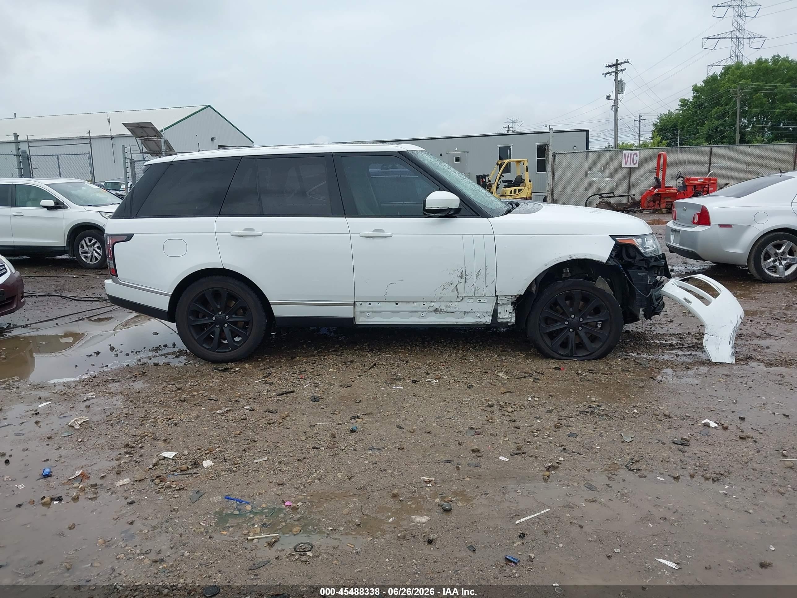 2015 Land Rover Range Rover 3.0l V6 Supercharged Hse White vin: SALGS2VF5FA212552
