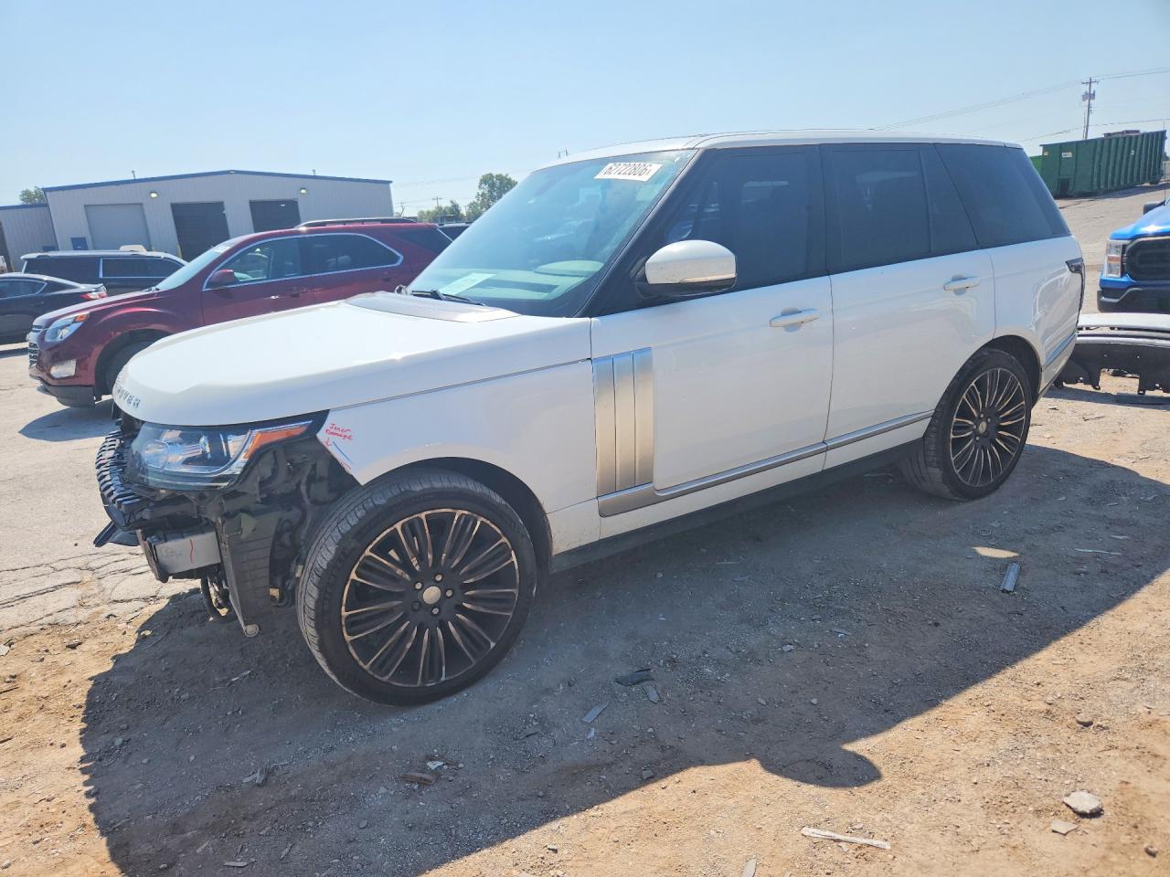 2015 Land Rover Range Rover Hse Белый vin: SALGS2VF7FA222211
