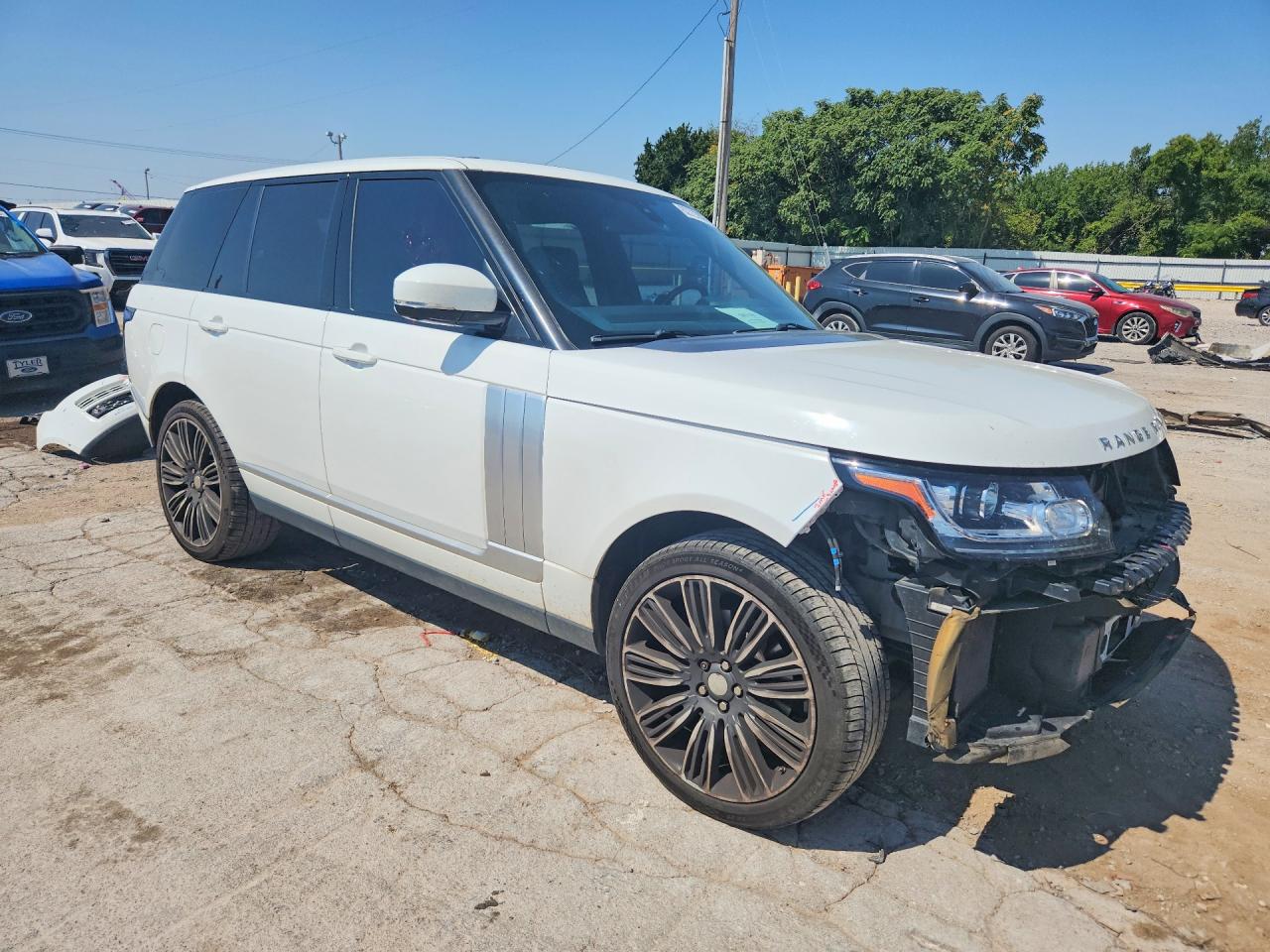2015 Land Rover Range Rover Hse Белый vin: SALGS2VF7FA222211