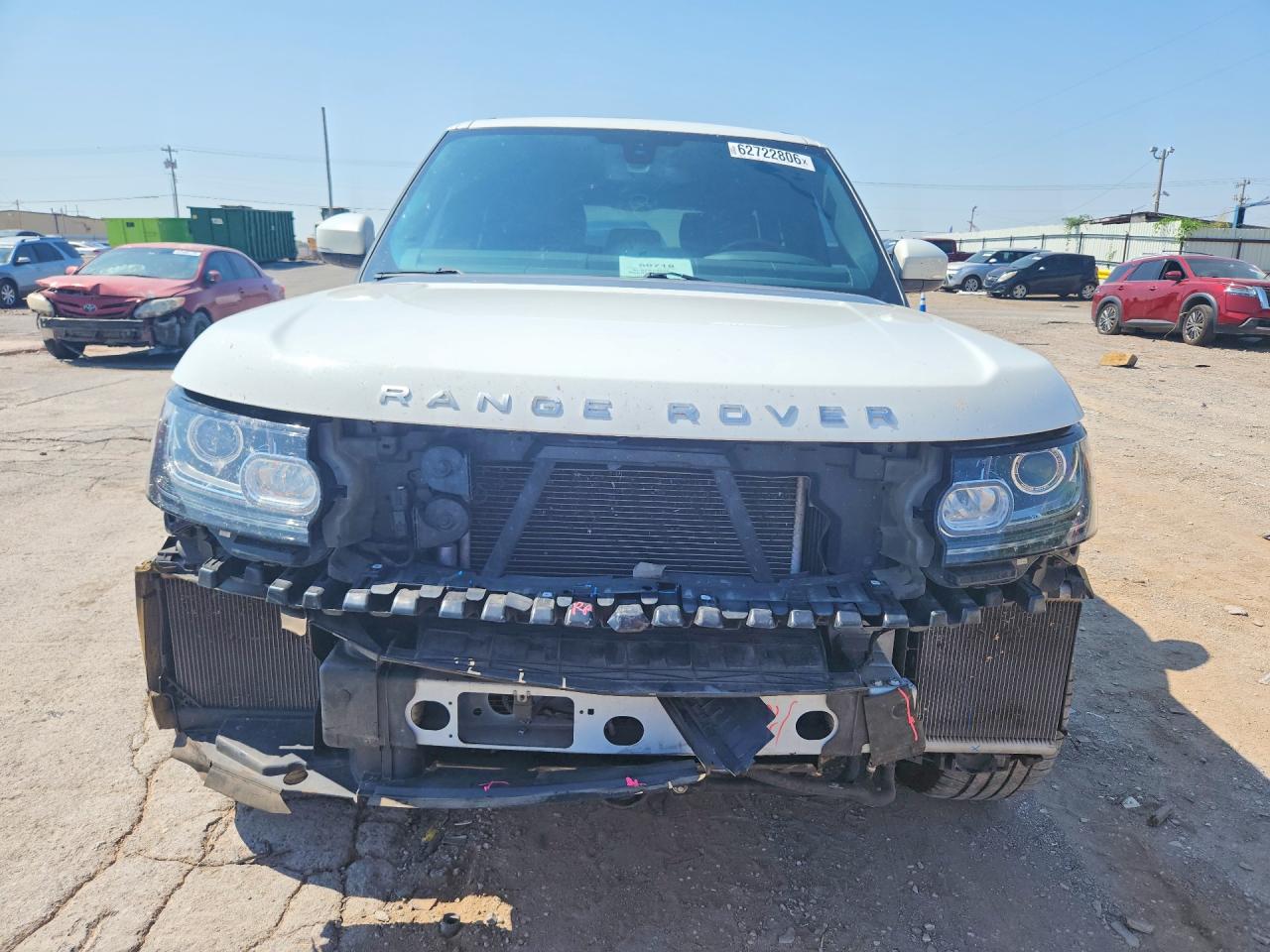 2015 Land Rover Range Rover Hse Белый vin: SALGS2VF7FA222211