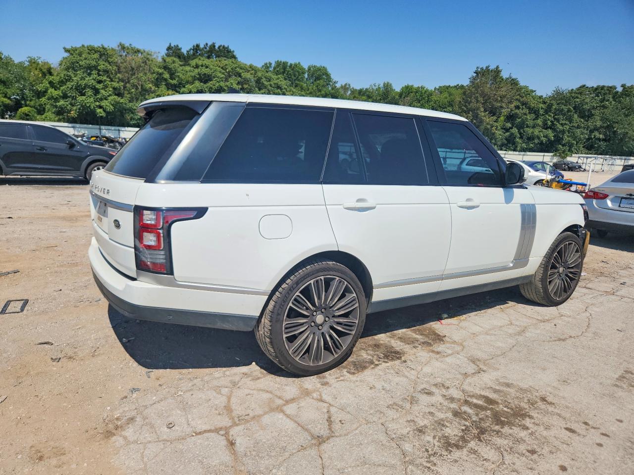 2015 Land Rover Range Rover Hse Белый vin: SALGS2VF7FA222211