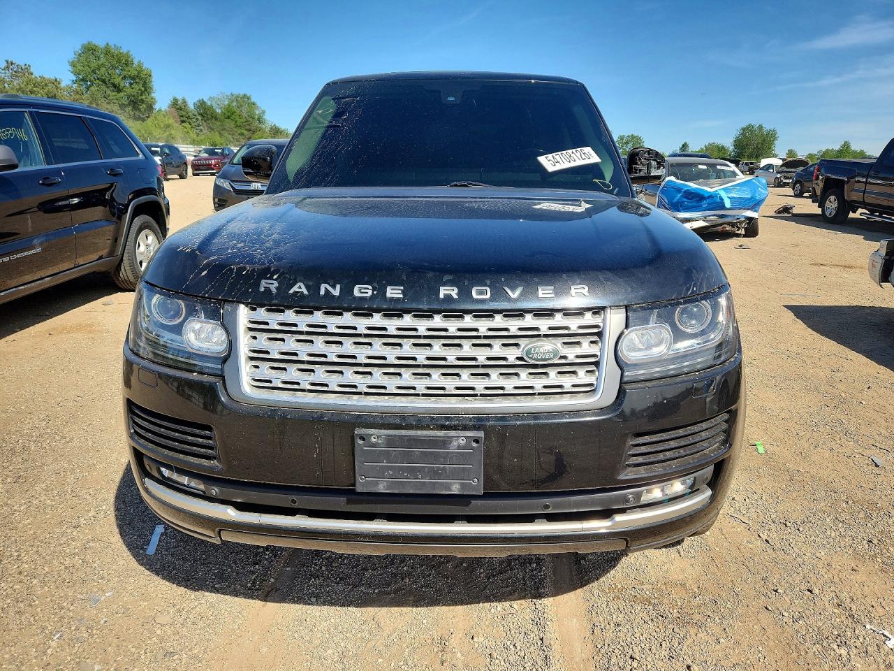 2014 Land Rover Range Rover Hse Black vin: SALGS2VF8EA126487