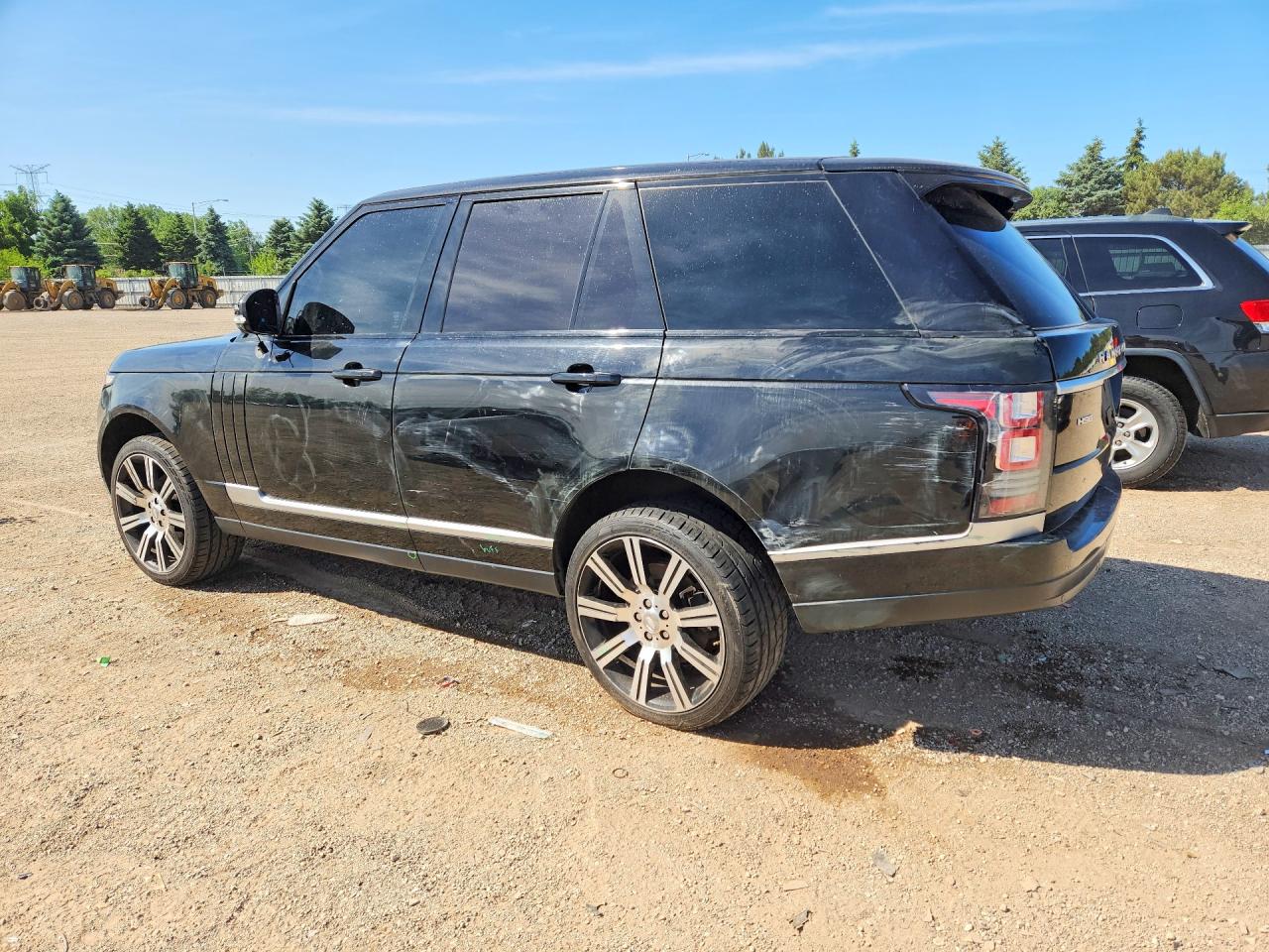 2014 Land Rover Range Rover Hse Black vin: SALGS2VF8EA126487