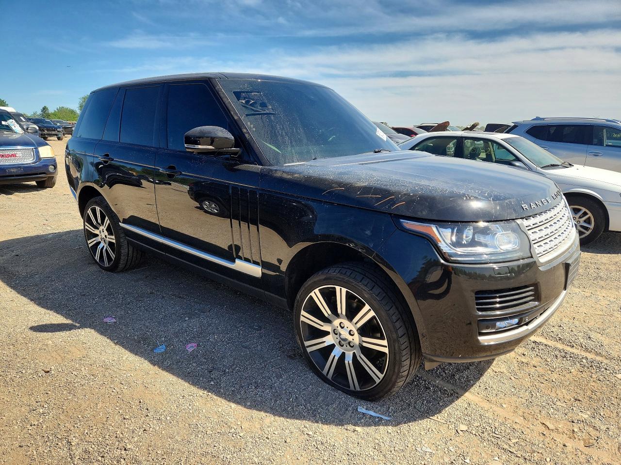 2014 Land Rover Range Rover Hse Black vin: SALGS2VF8EA126487