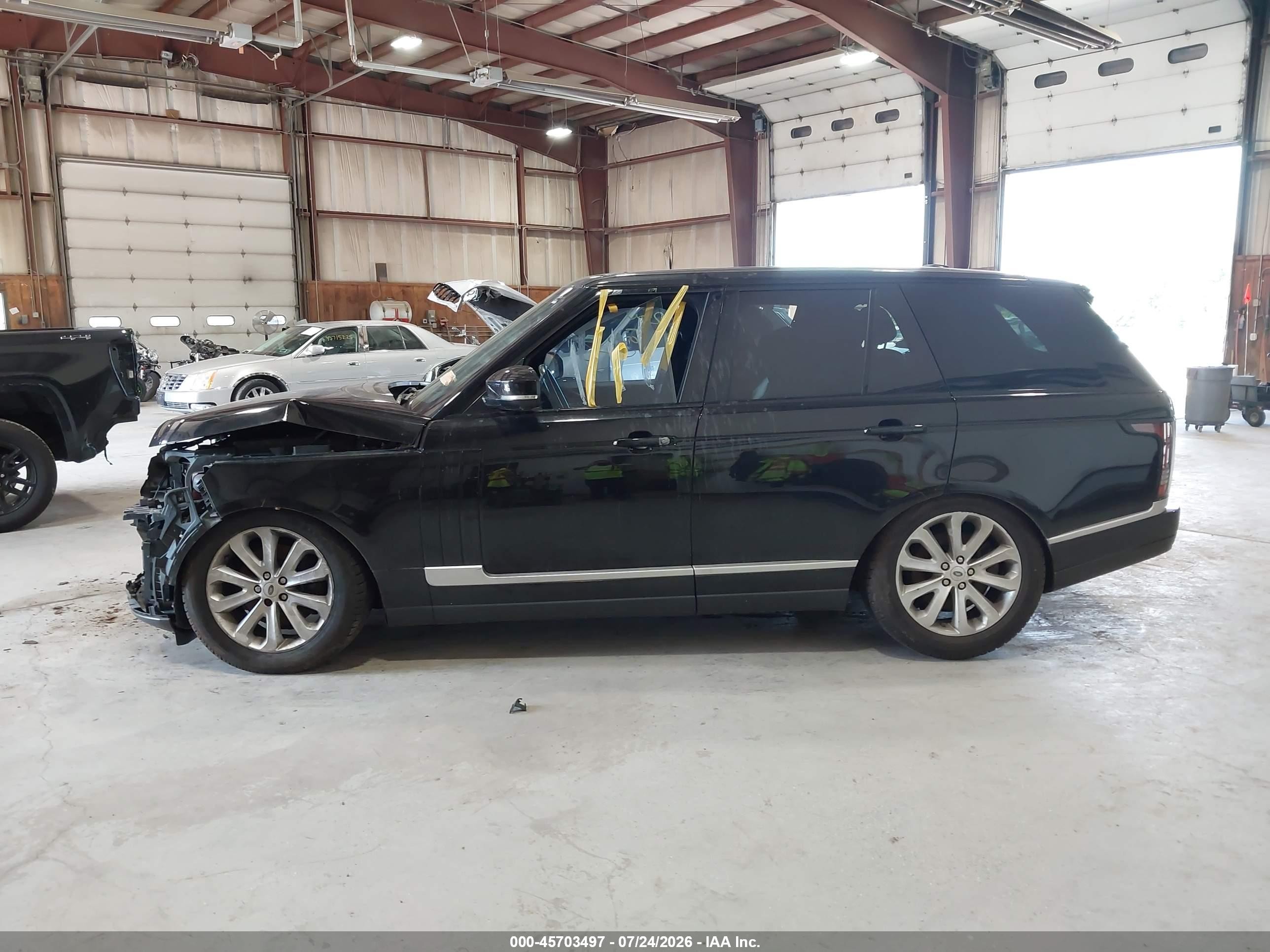 2014 Land Rover Range Rover 3.0l V6 Supercharged Hse Black vin: SALGS2VF8EA129714