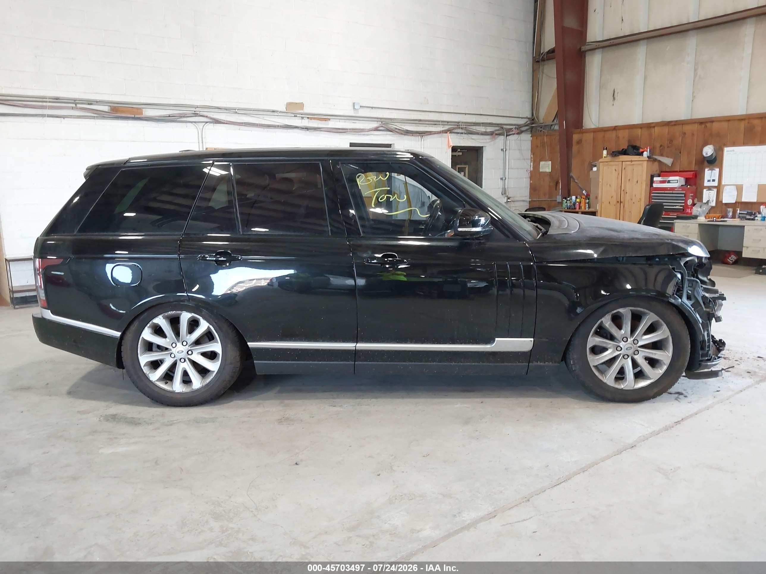 2014 Land Rover Range Rover 3.0l V6 Supercharged Hse Black vin: SALGS2VF8EA129714