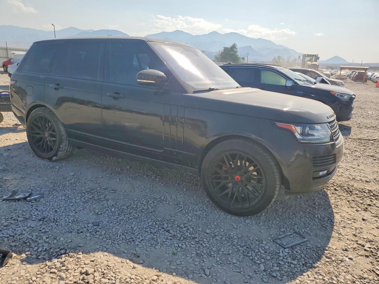 2014 Land Rover Range Rover Hse Black vin: SALGS2VF8EA132998