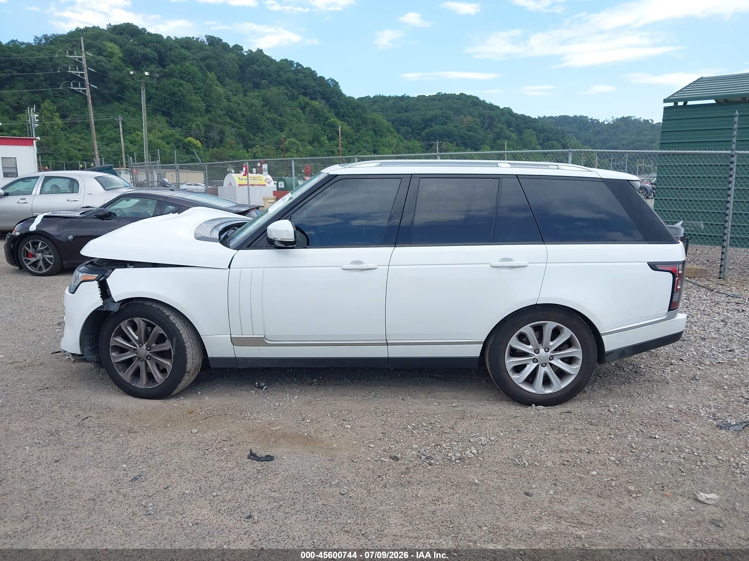 2015 Land Rover Range Rover 3.0l V6 Supercharged Hse White vin: SALGS2VF8FA205997