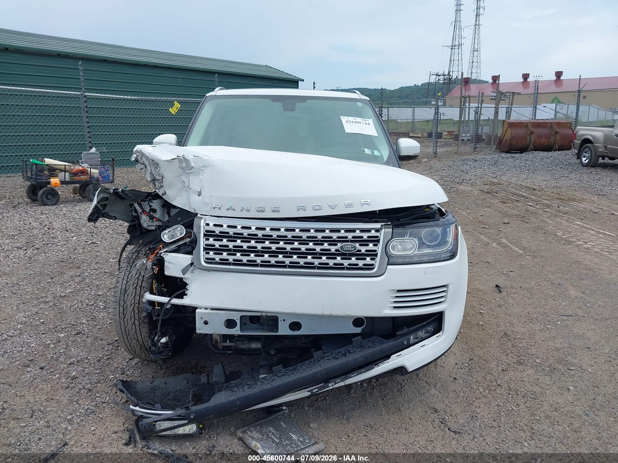 2015 Land Rover Range Rover 3.0l V6 Supercharged Hse White vin: SALGS2VF8FA205997