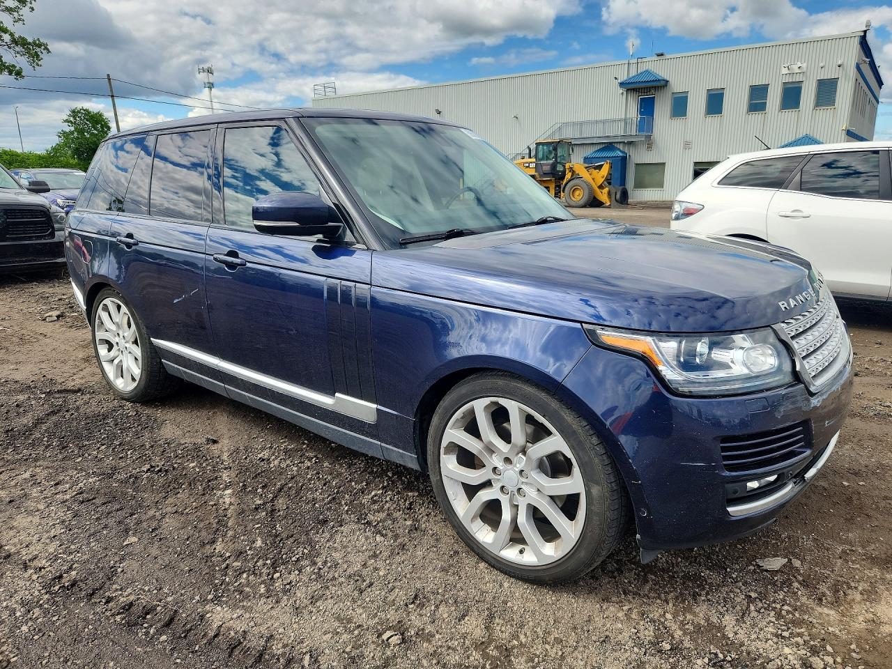 2015 Land Rover Range Rover Hse Blue vin: SALGS2VF8FA217888