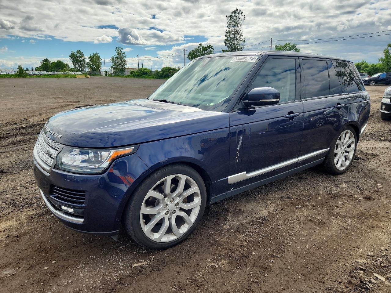 2015 Land Rover Range Rover Hse Blue vin: SALGS2VF8FA217888