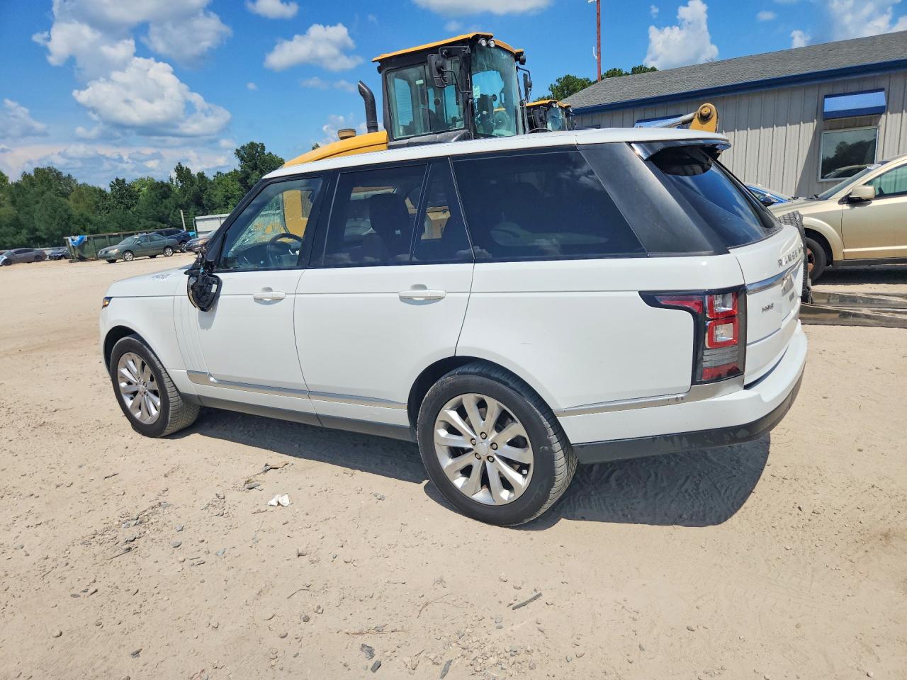 2015 Land Rover Range Rover Hse White vin: SALGS2VF8FA224470
