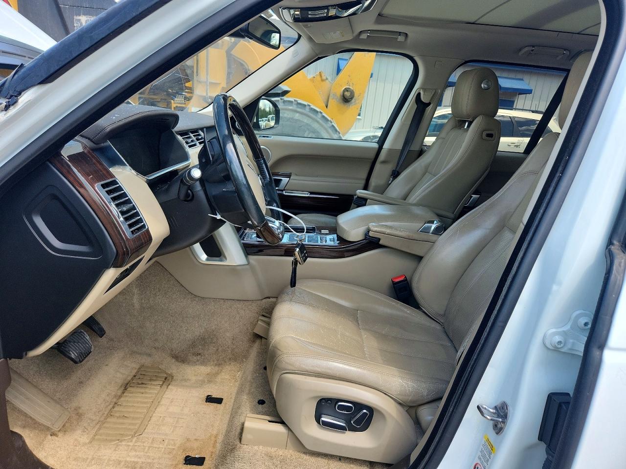 2015 Land Rover Range Rover Hse White vin: SALGS2VF8FA224470