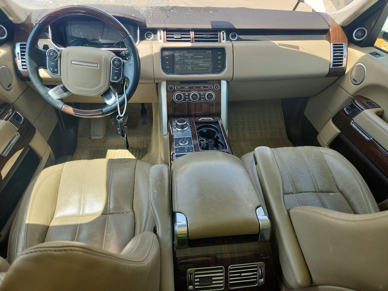 2015 Land Rover Range Rover Hse White vin: SALGS2VF8FA224470