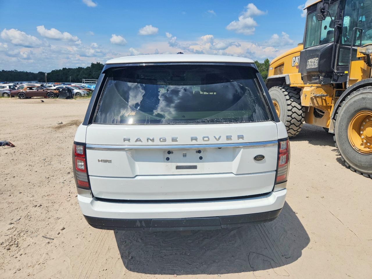 2015 Land Rover Range Rover Hse White vin: SALGS2VF8FA224470