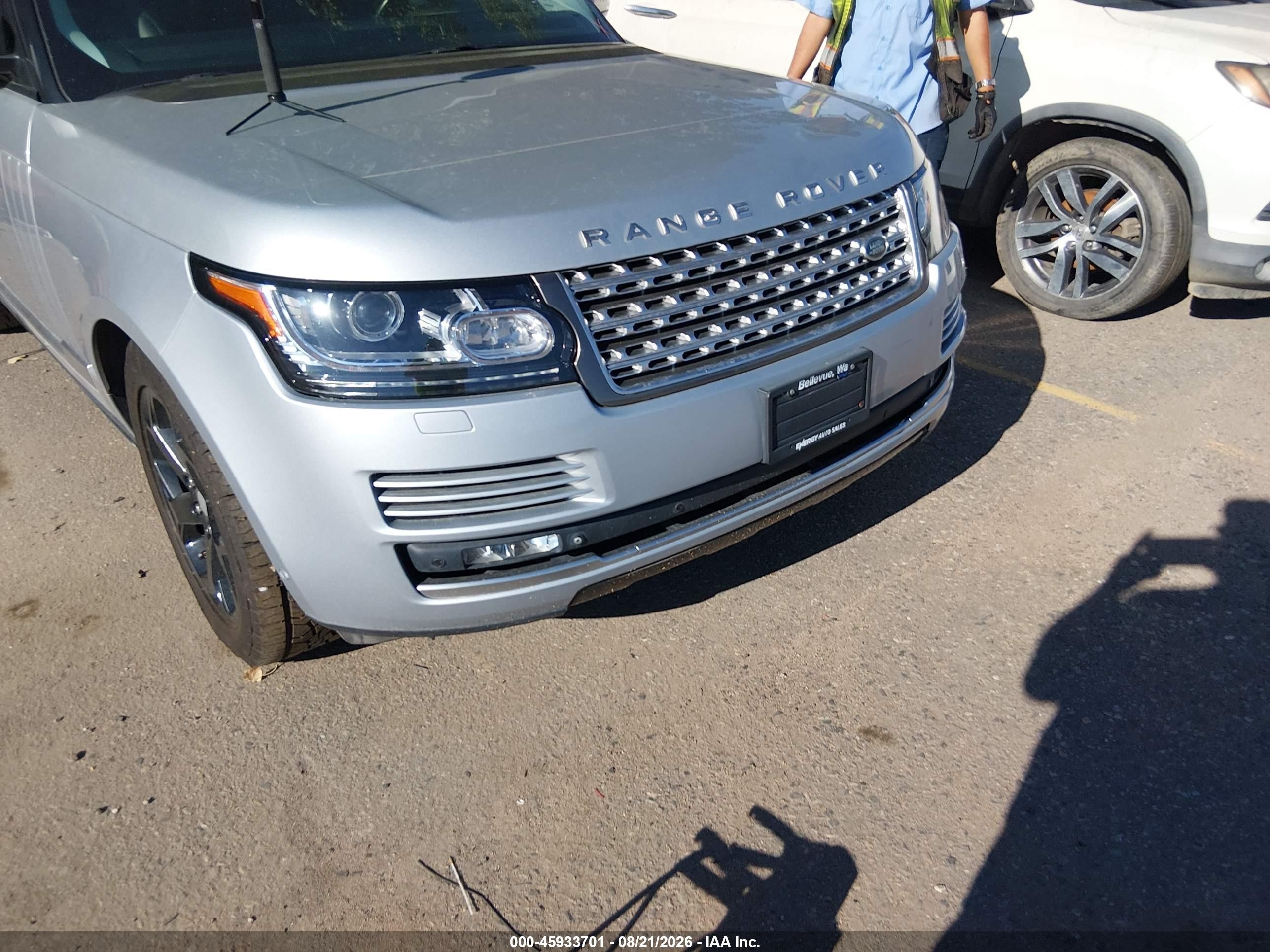 2015 Land Rover Range Rover 3.0l V6 Supercharged Hse Gray vin: SALGS2VF9FA241150
