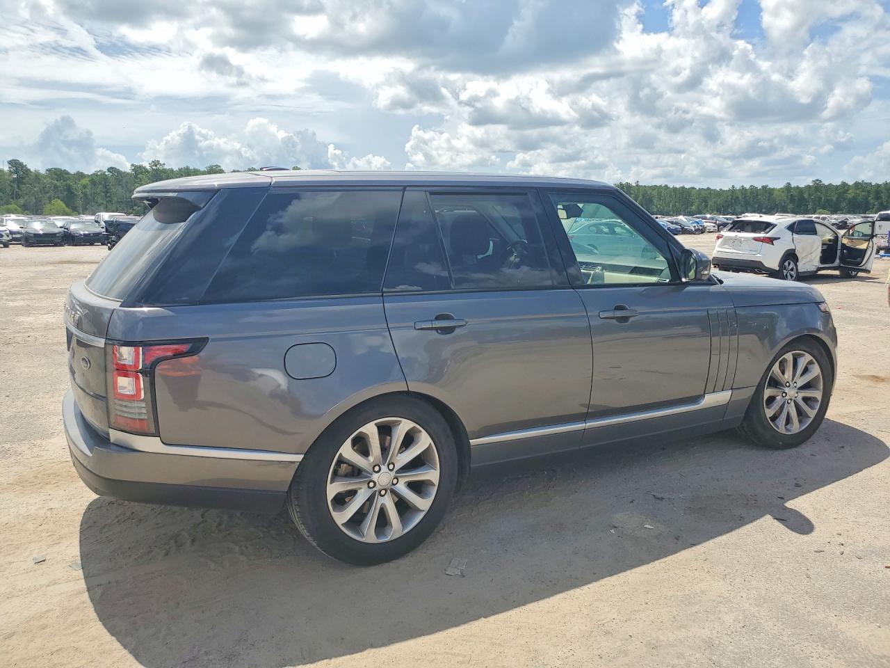 2015 Land Rover Range Rover Hse Серый vin: SALGS2VFXFA220498