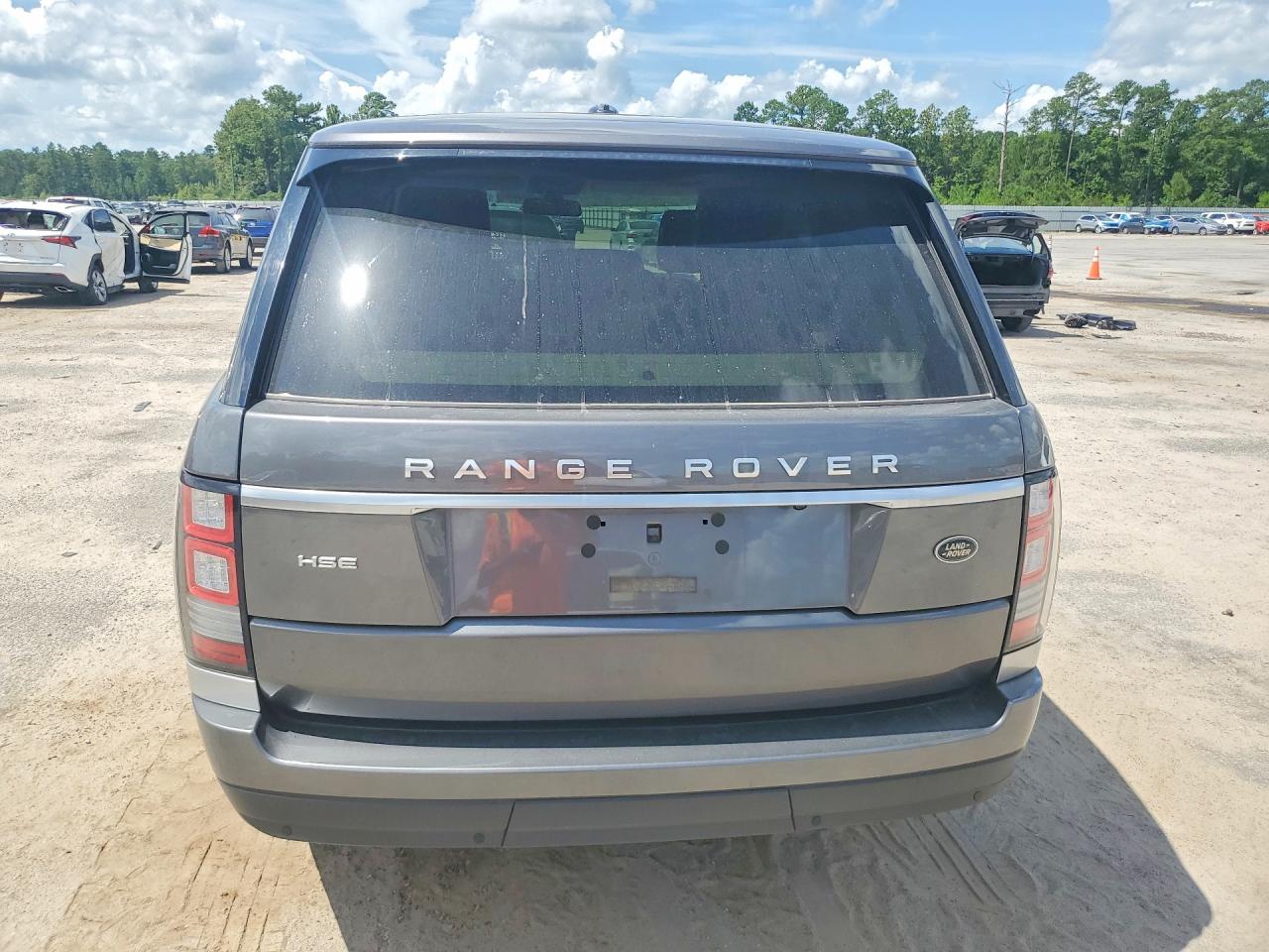 2015 Land Rover Range Rover Hse Серый vin: SALGS2VFXFA220498